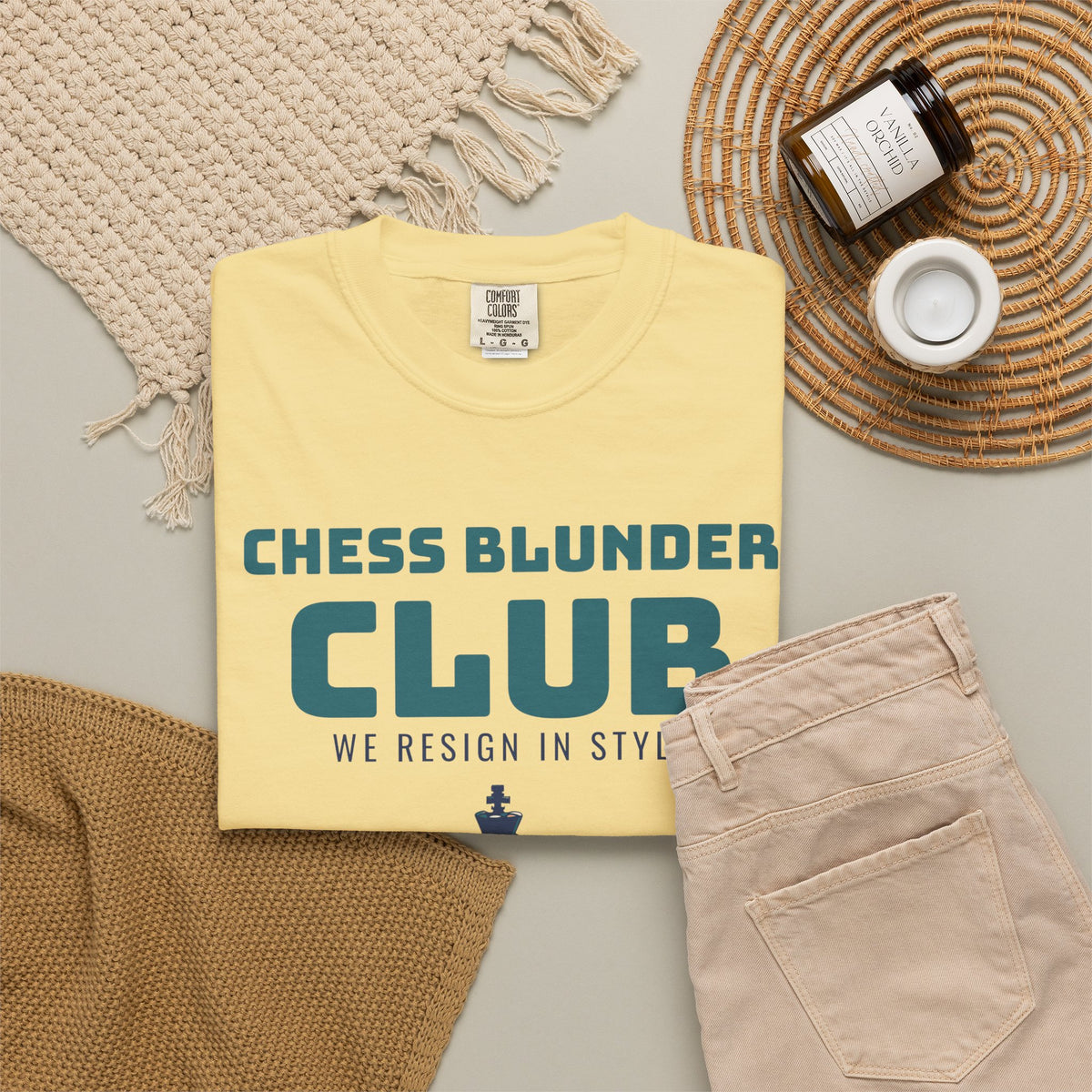 Funny Chess Player Shirt - Chess Blunder Club We Resign in Style