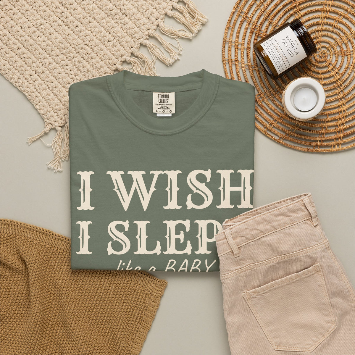 New Parent Shirt - I Wish I Slept Like a Baby Tee