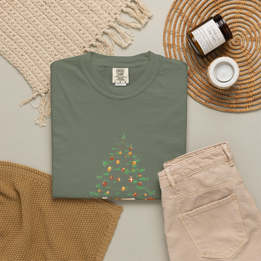 Model Train Christmas Shirt - The Tree Competes With the Layout Tee