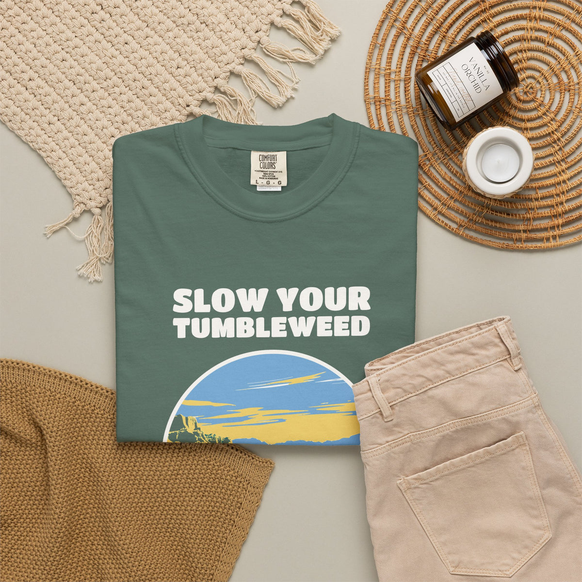 Funny Slow Your Tumbleweed Shirt - Road Tripper Gift Tee