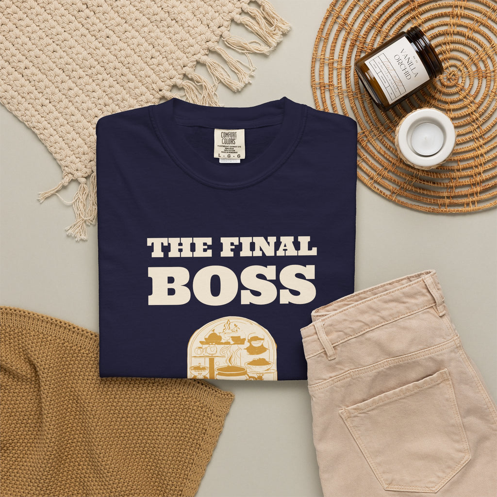 Funny Video Gamer Shirt - The Final Boss is Dinner Being Ready