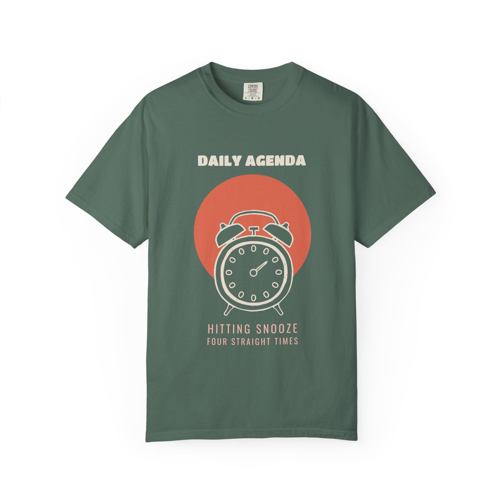 Funny Adulting Shirt - Hitting Snooze Four Times Tee