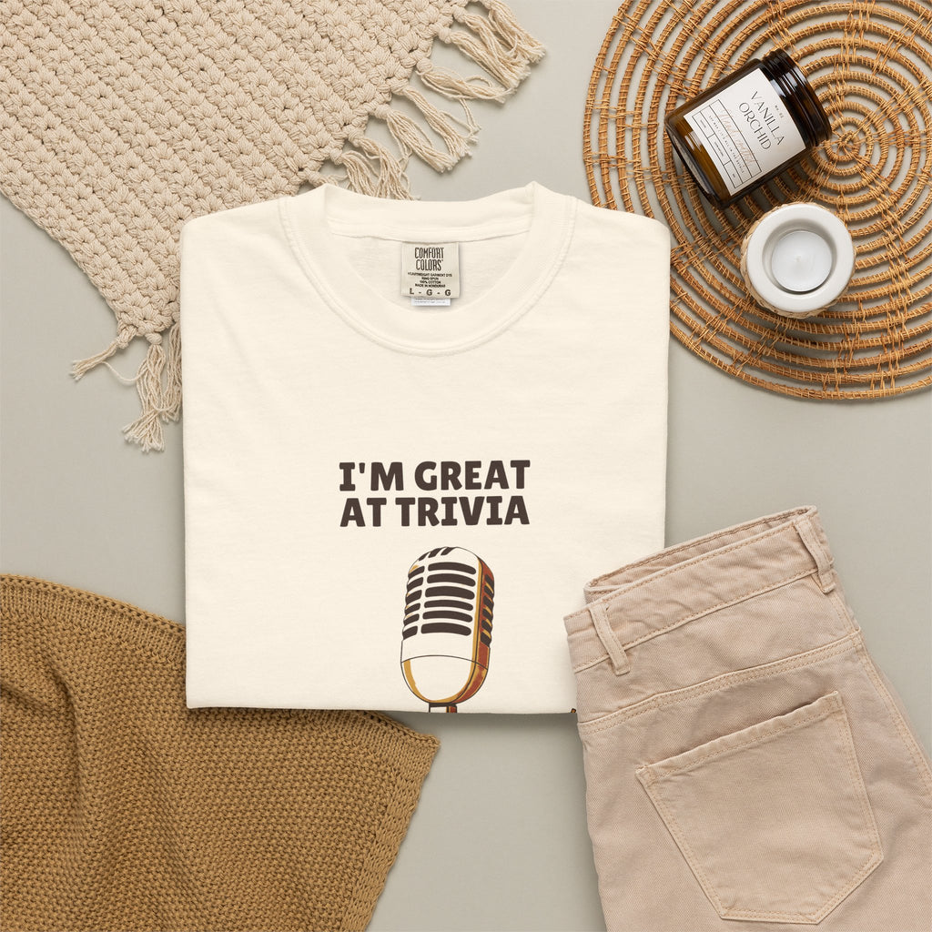 I'm Great at Trivia Terrible at Small Talk Shirt Tee