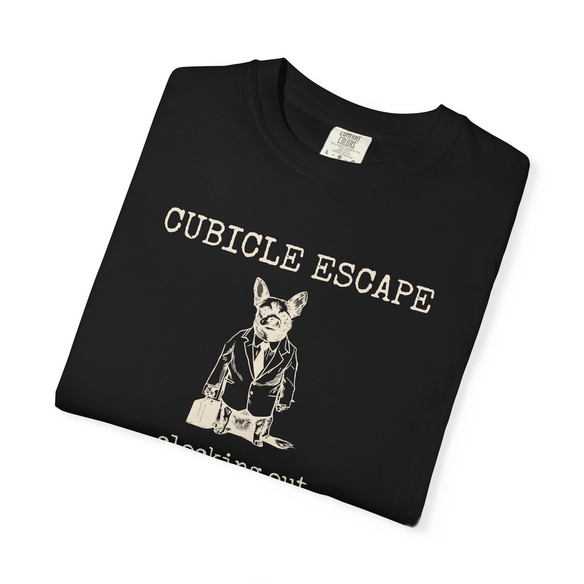 Dog Lover Work Shirt - Cubicle Escape Clocking Out to Walk My Dog