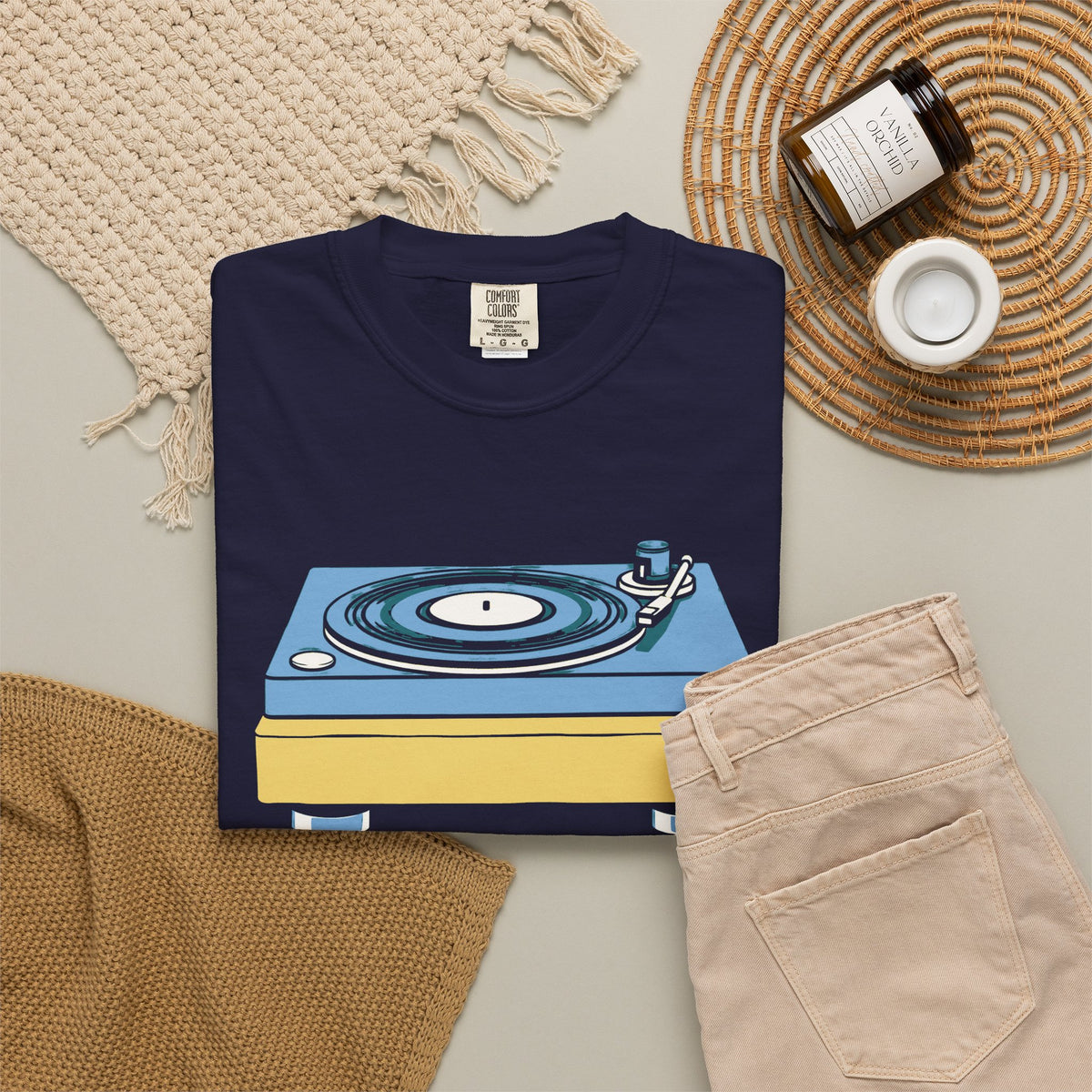 Vinyl Record Shirt - Spin Cycle Record Player Tee for Music Lover