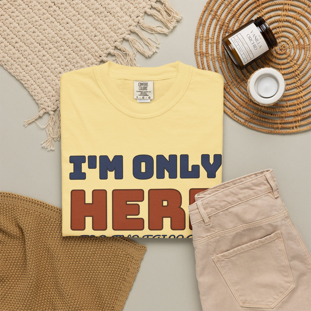 Football Tailgate Fan Shirt - I'm Only Here for the Tailgate Tee