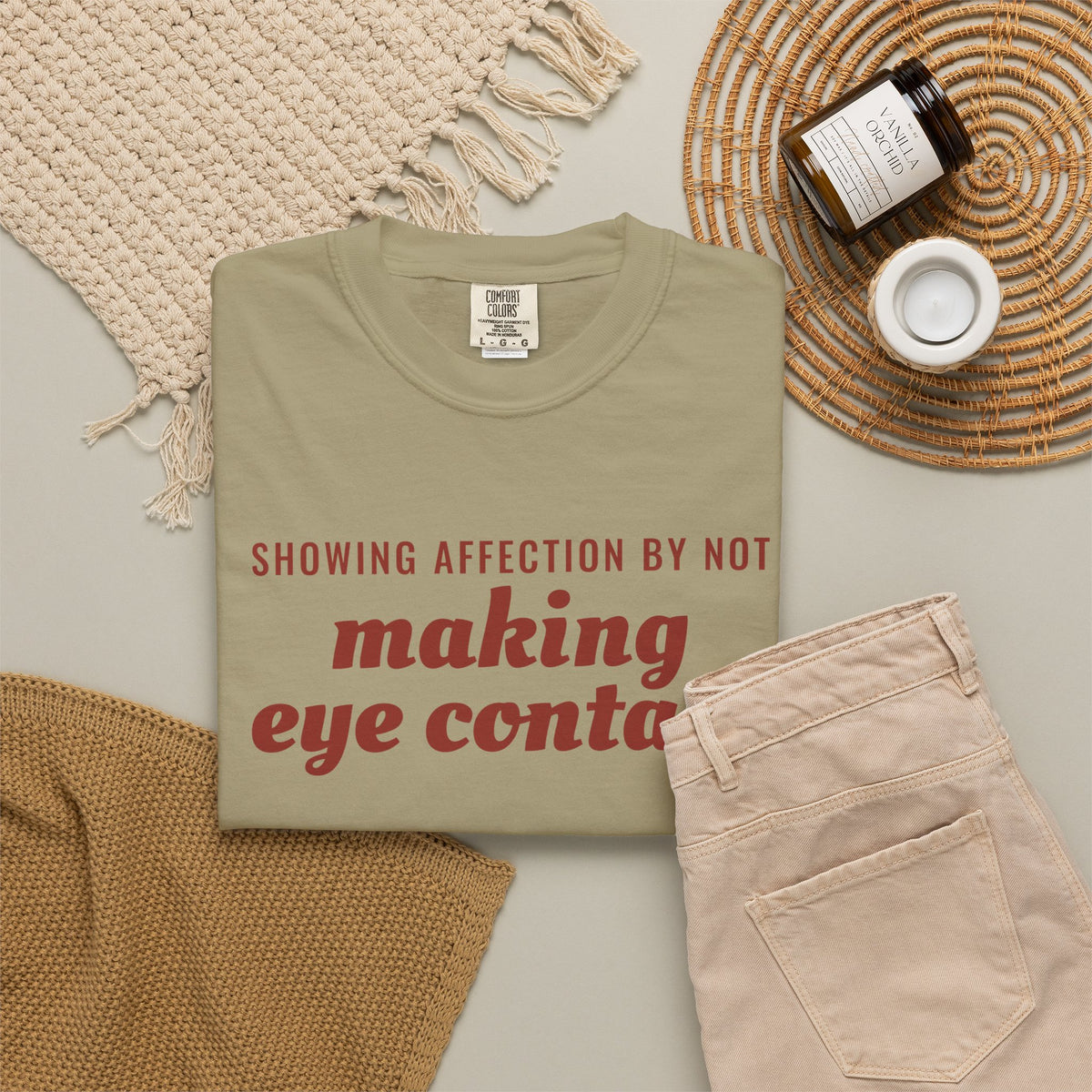 Gift Shirt - Showing Affection by Not Making Eye Contact