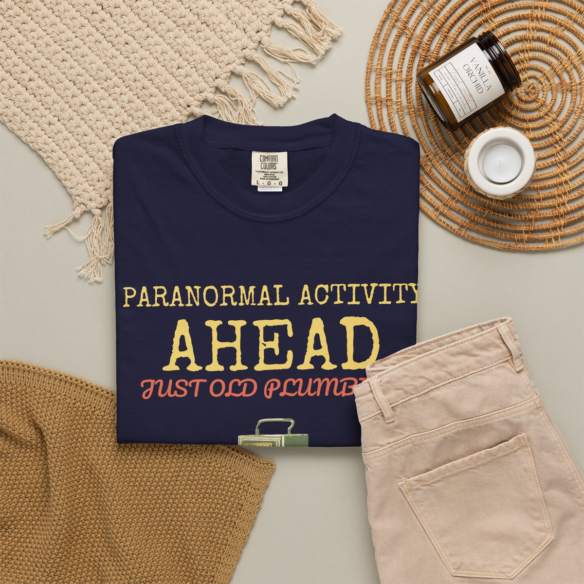 Ghost Hunter Shirt - Paranormal Activity Ahead Just Old Plumbing