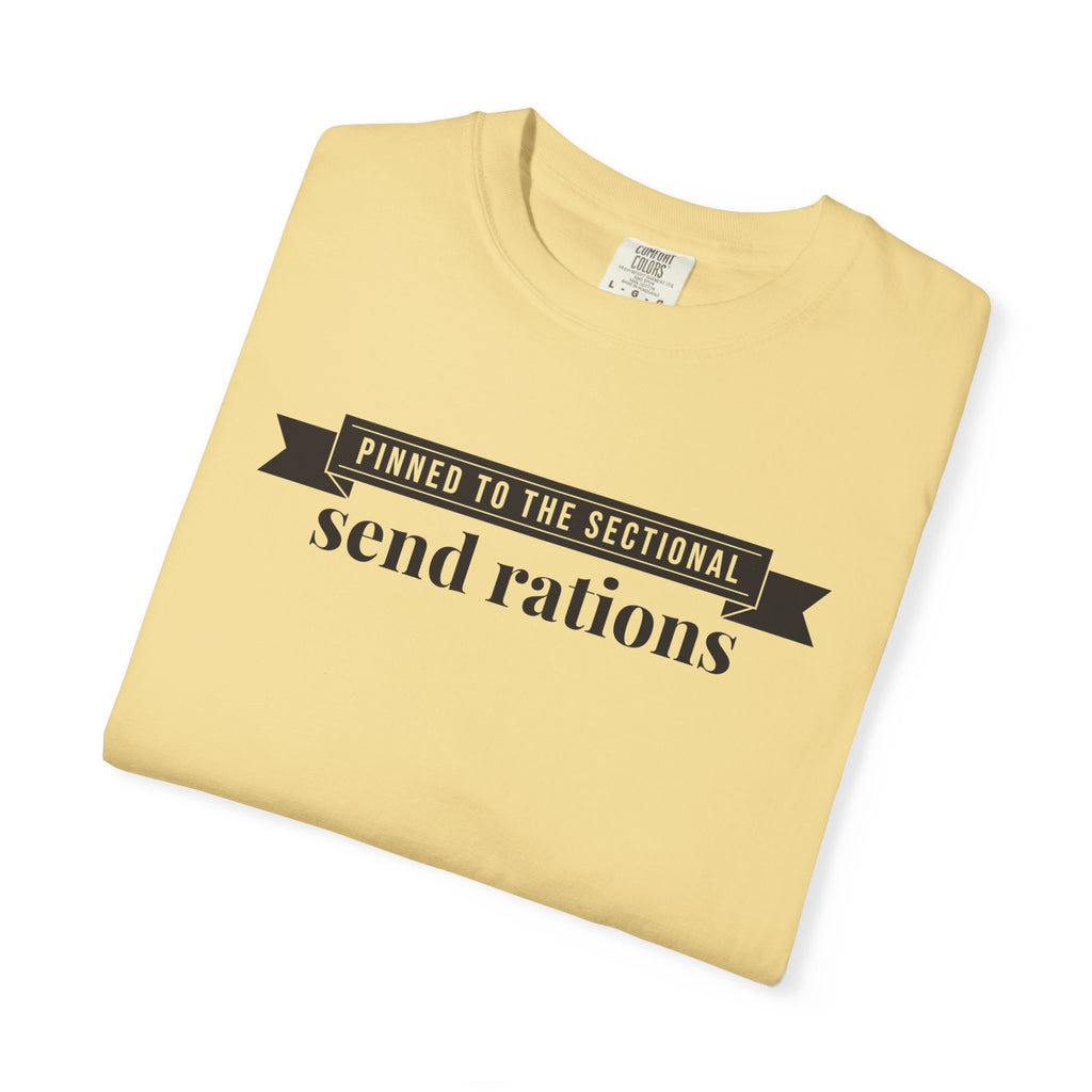 Cat Owner Shirt - Pinned to the Sectional Send Rations Tee