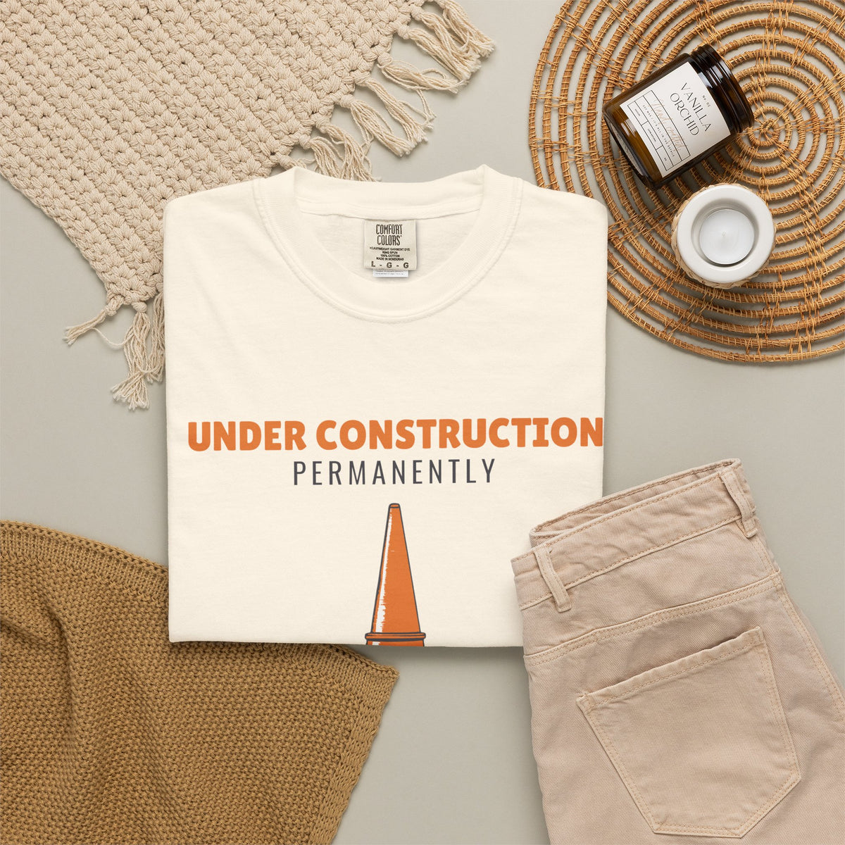 Perfectionist Shirt - Under Construction Permanently Tee