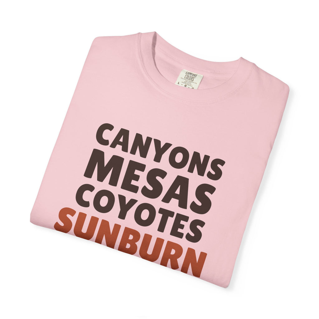 National Park Shirt - Canyons Mesas Coyotes Sunburn Tee
