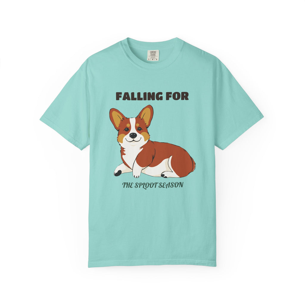 Fall Corgi Shirt - Falling For The Sploot Season Tee