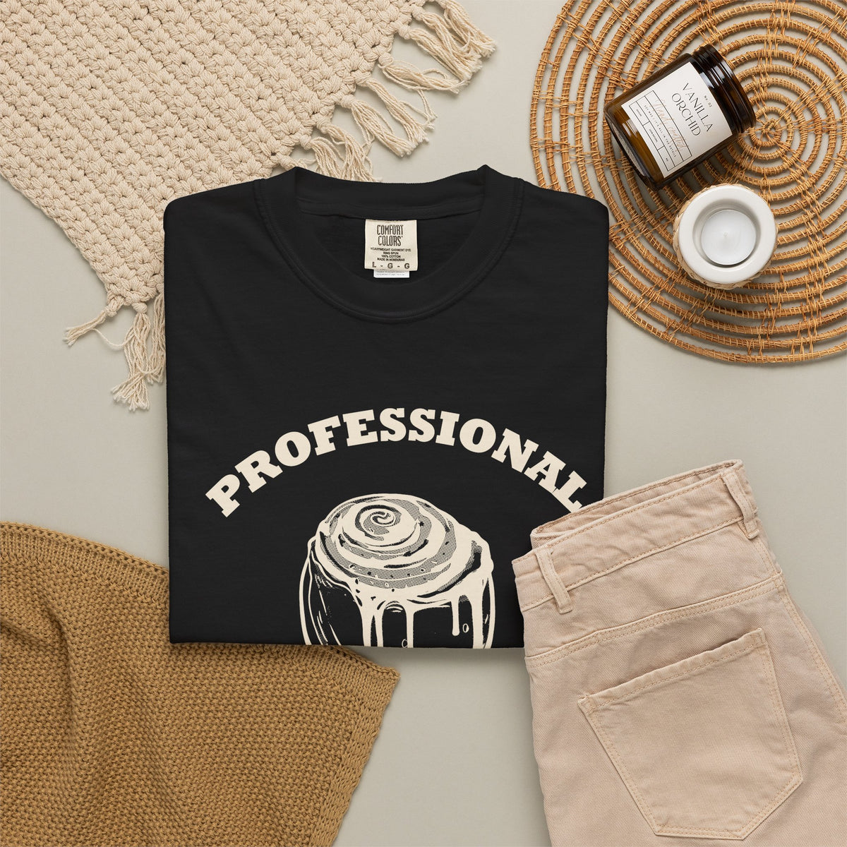 Funny Cinnamon Roll Lover Shirt - Professional Cinnamon Roll Consumer