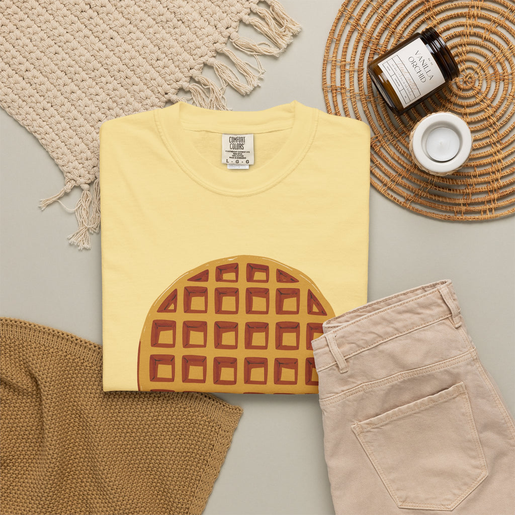 Breakfast Lover Shirt - Golden Waffles Tee
