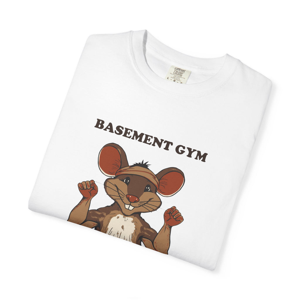 Gym Shirt - Basement Gym Chalk Dust And Barbell Rust Tee