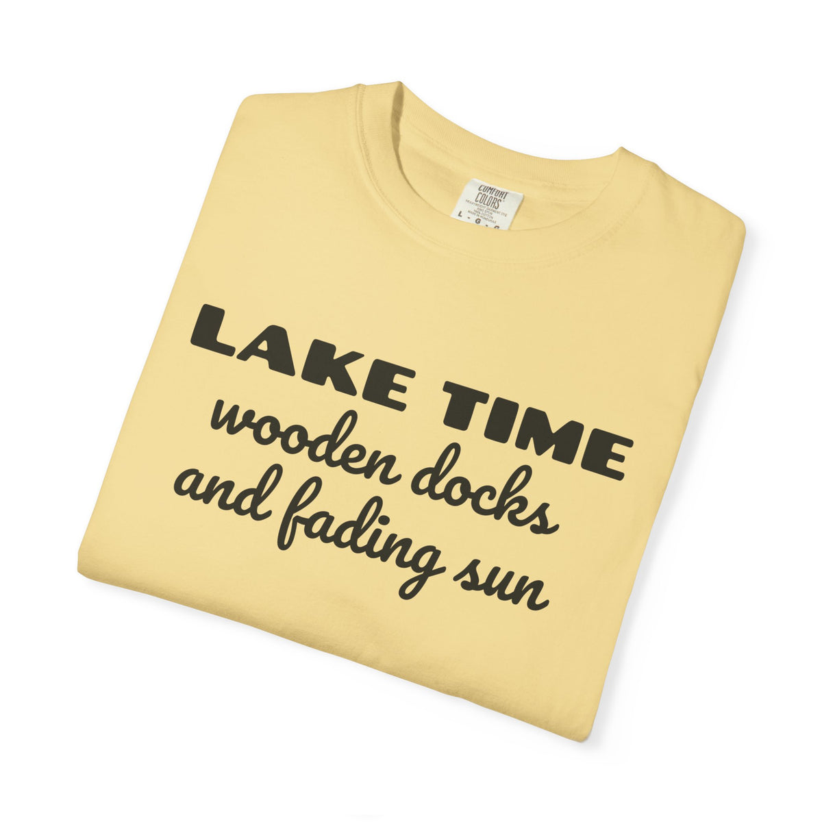 Lake Life Family Shirt - Lake Time Wooden Docks and Fading Sun