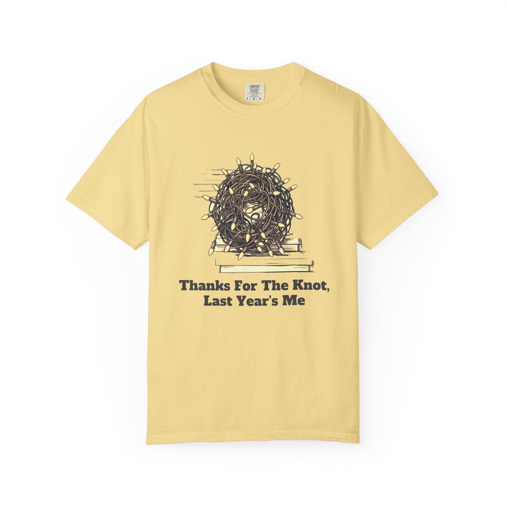 Christmas Lights Lover Shirt - Thanks for the Knot Last Year's Me