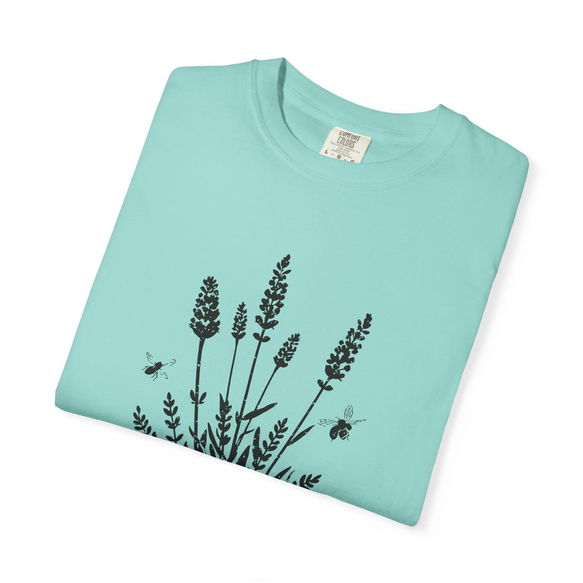 Lavender and Bees Shirt Home Gardener Summer Tee
