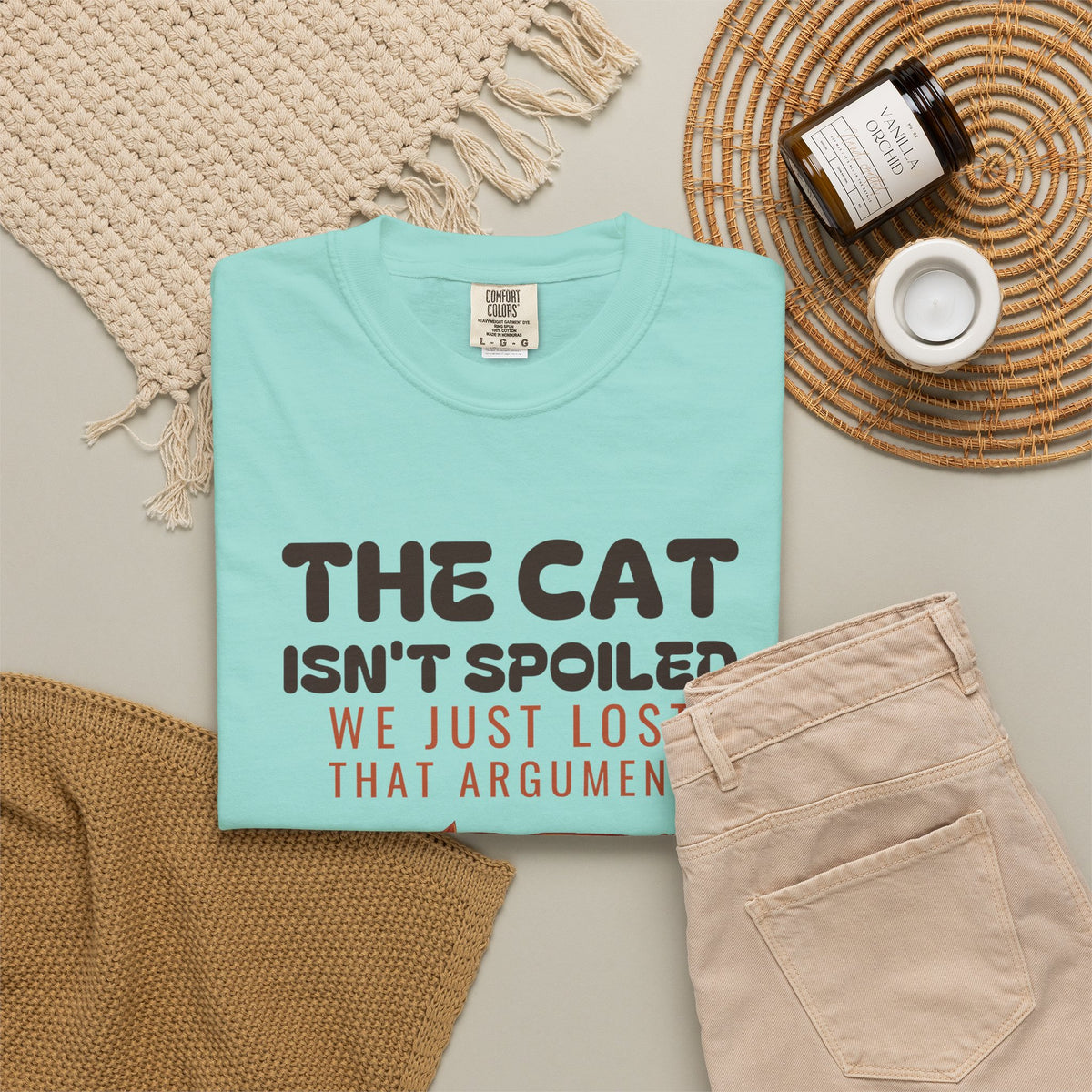The Cat Isn't Spoiled We Just Lost That Argument Shirt Tee