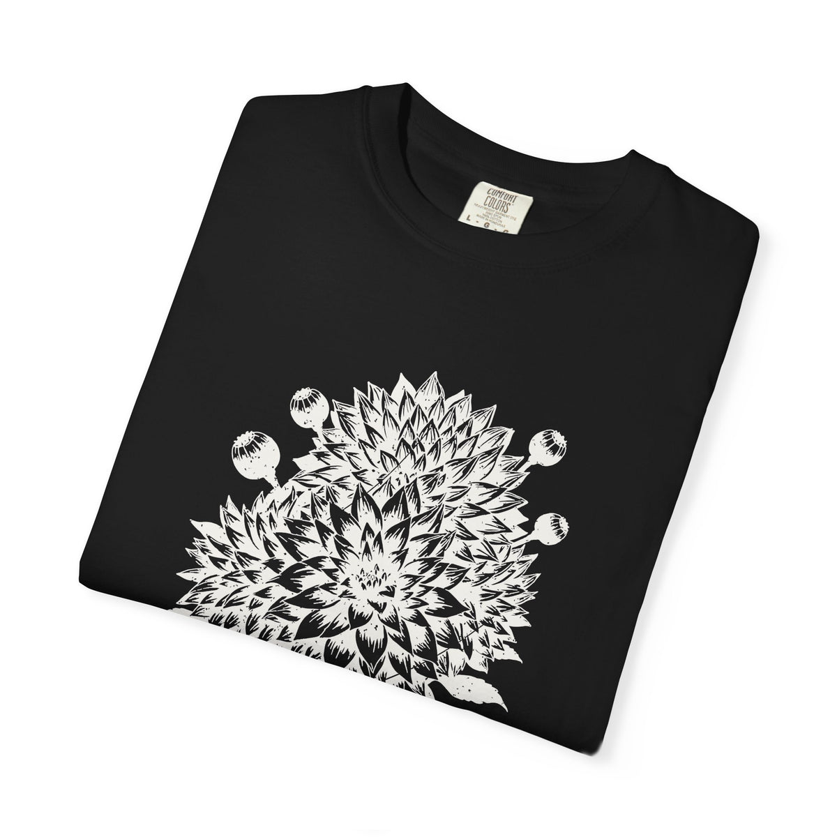 Dahlia Season Shirt Botanical Print Fan Fall Tee