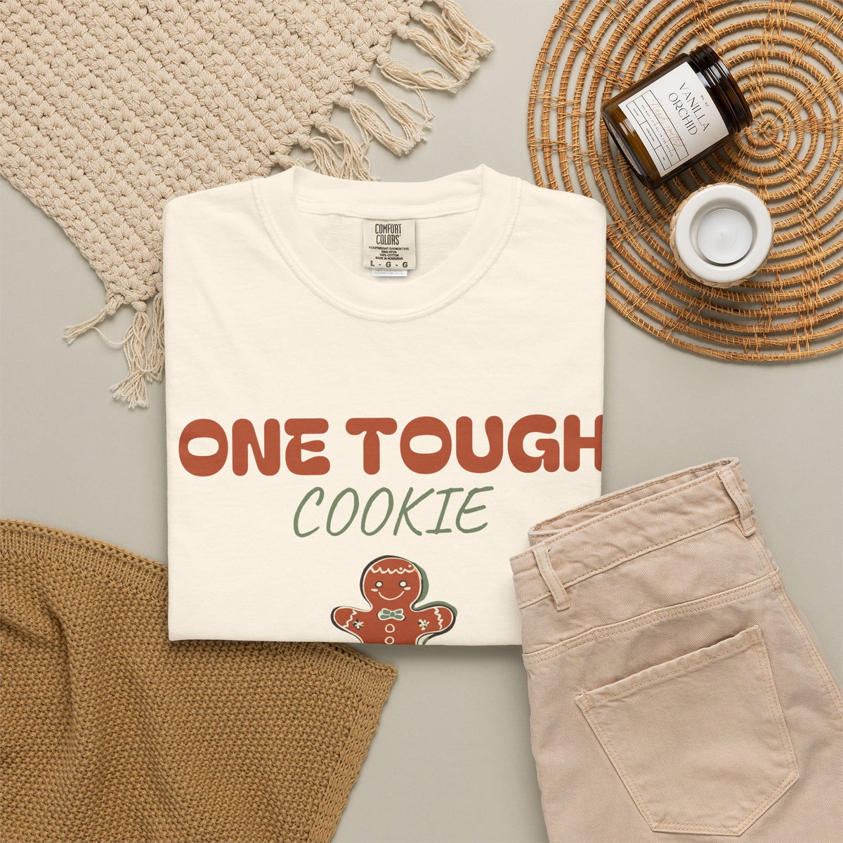 Holiday Baker Christmas Shirt - One Tough Cookie Tee