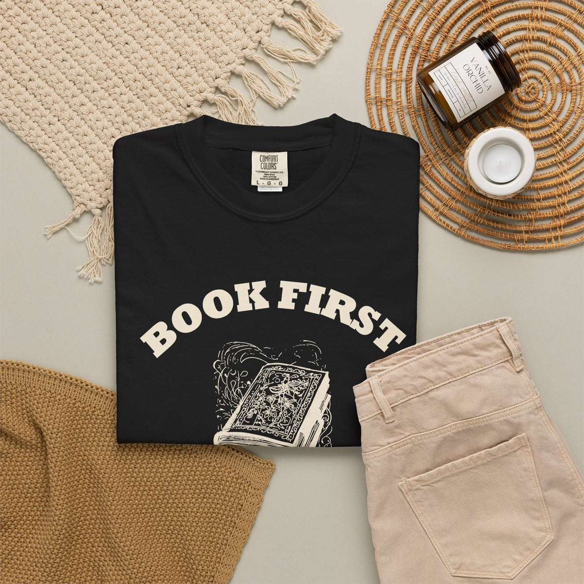 Literary Enthusiast Shirt - Book First The Novel Was Vastly Superior