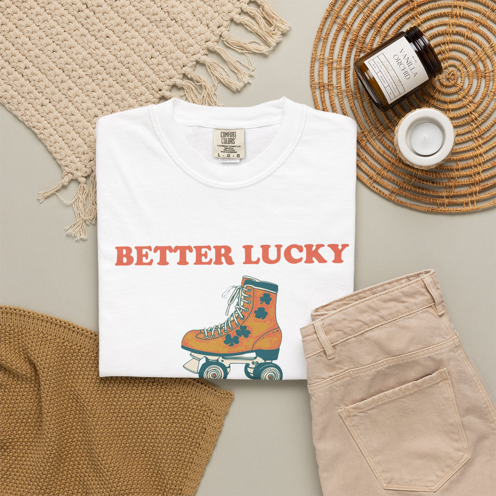 St Patricks Day Shirt - Better Lucky Than Well-behaved Tee