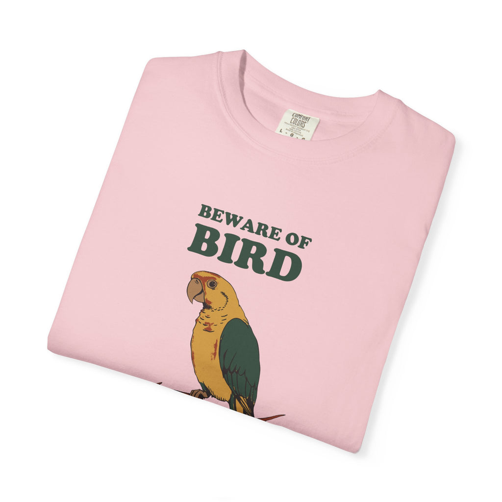 Beware of Bird She's Got Opinions Shirt Parrot Owner Tee