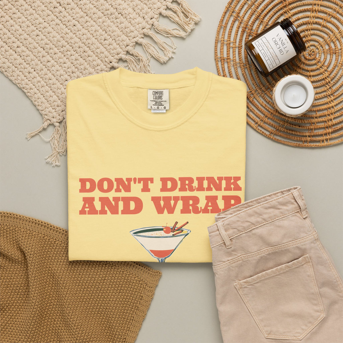Party Shirt - Don't Drink and Wrap - Christmas Party Gift