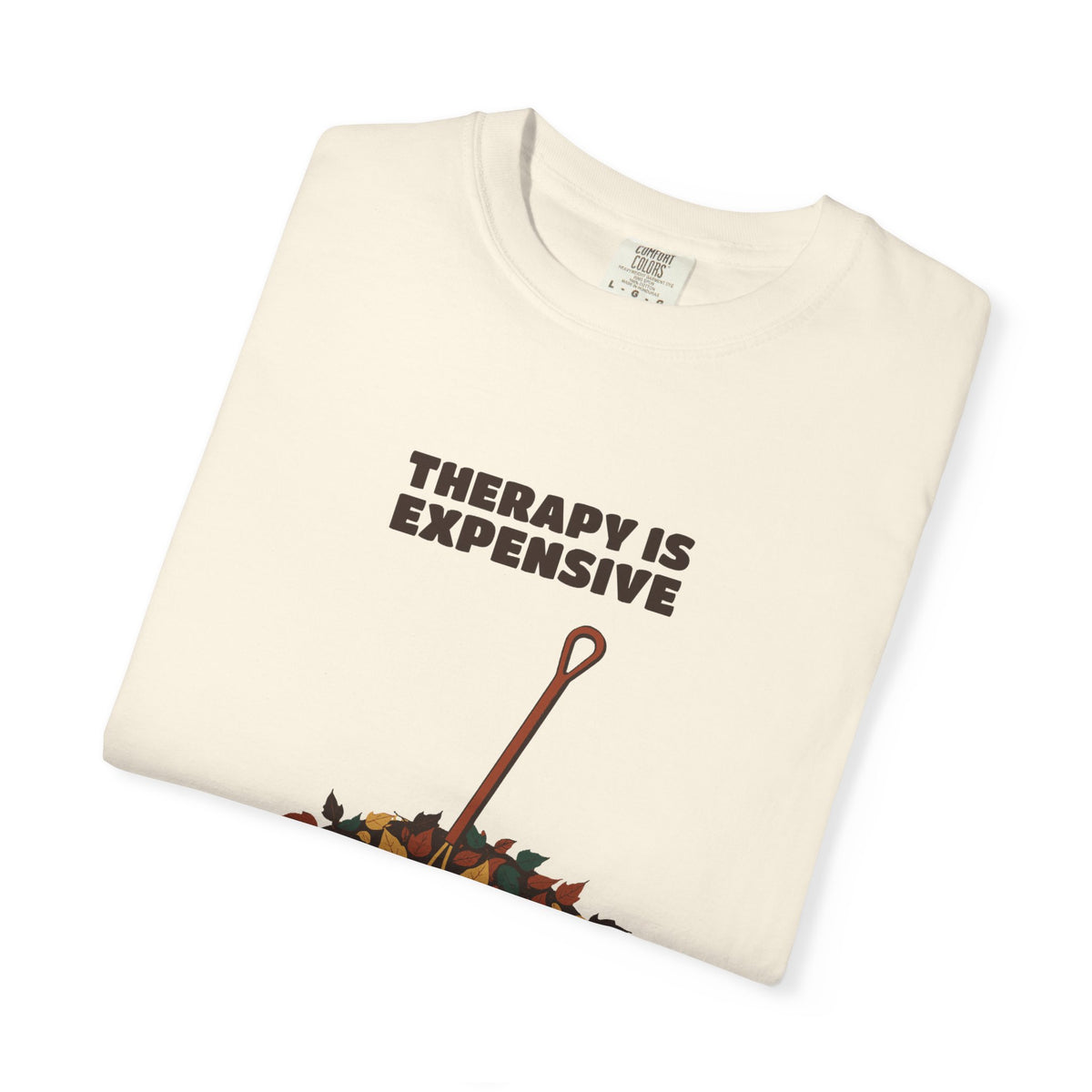Men's Reluctant Gardener Fall Shirt - Therapy is Expensive Tee |
