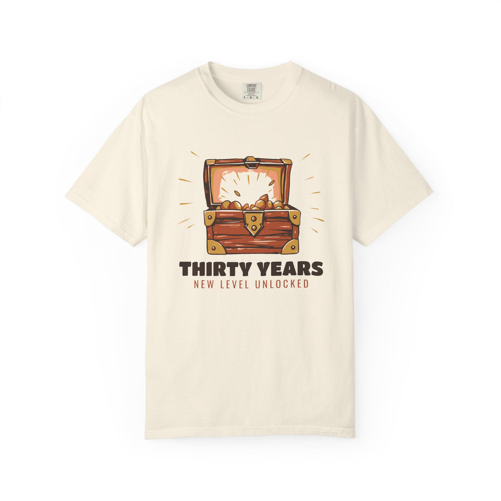 30th Birthday Gamer Shirt - Thirty Years New Level Unlocked Tee