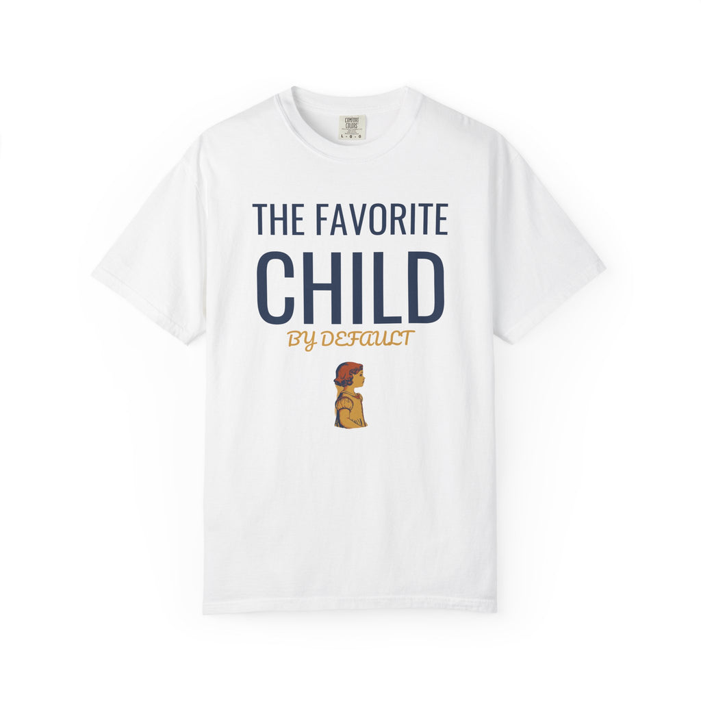 Funny Sibling Shirt - The Favorite Child by Default - Sibling Gift
