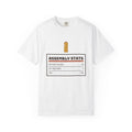 Men's Dad Christmas Shirt - Assembly Stats Storybook Art Tee