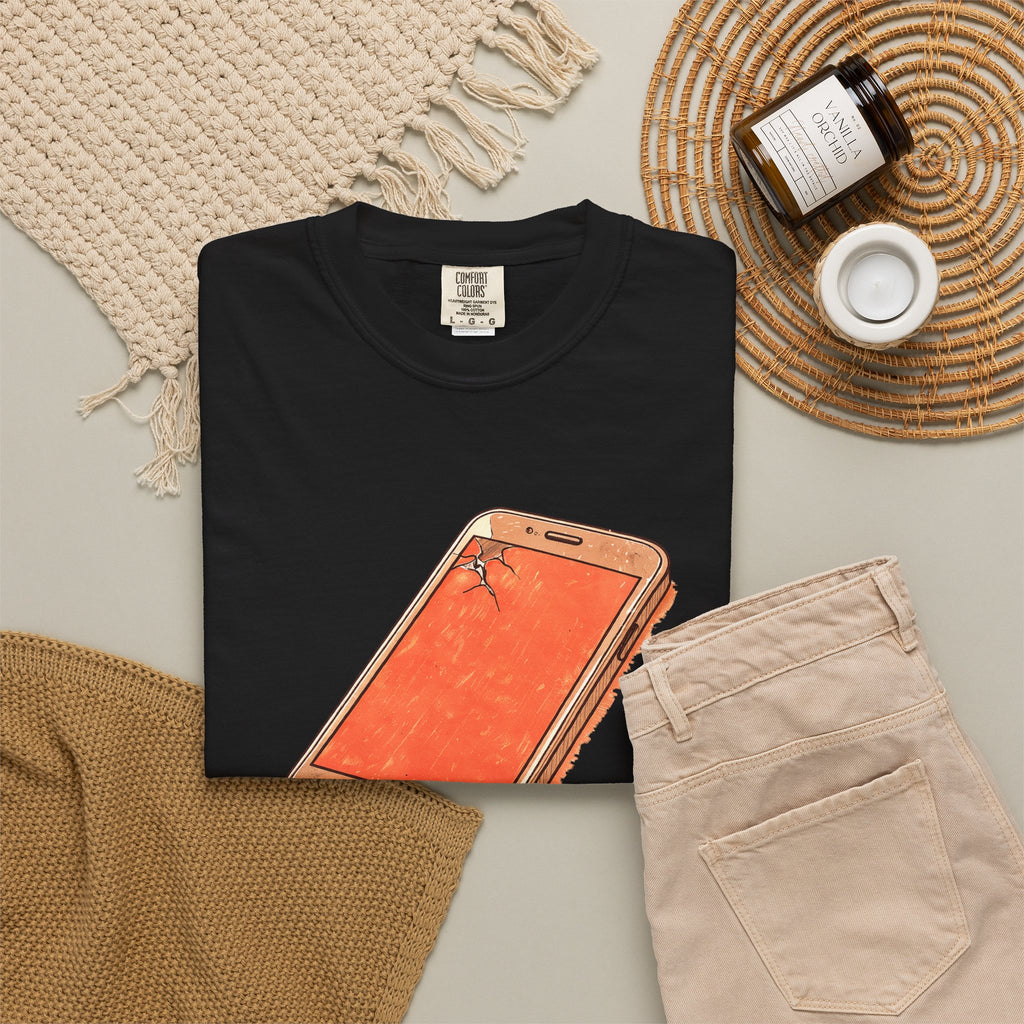 Phone Addict Shirt - One Percent Left. Texted Absolutely Everyone.
