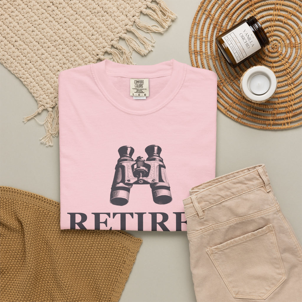 Gift Shirt - Retiree Professional Backyard Bird Watcher