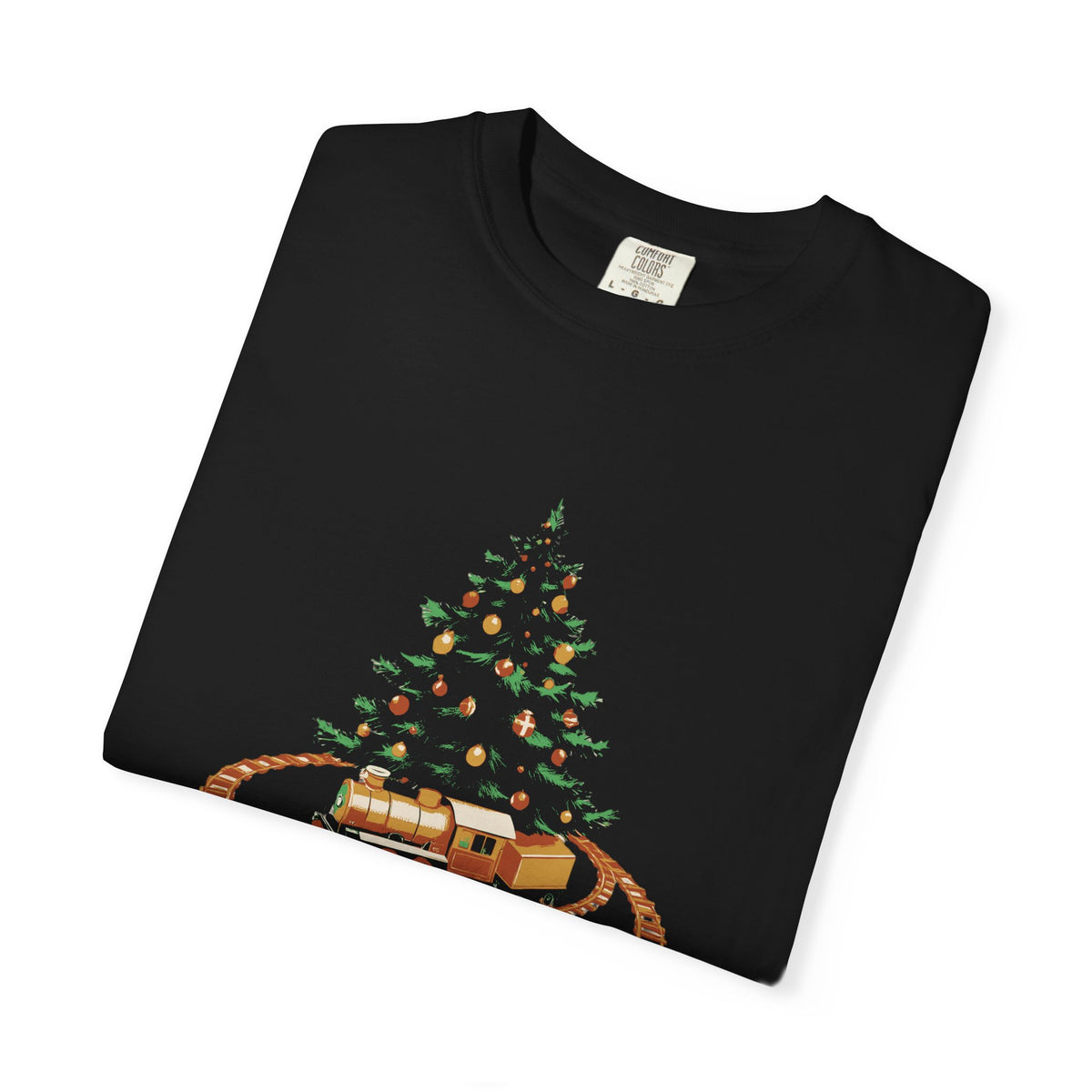 Model Train Christmas Shirt - The Tree Competes With the Layout Tee