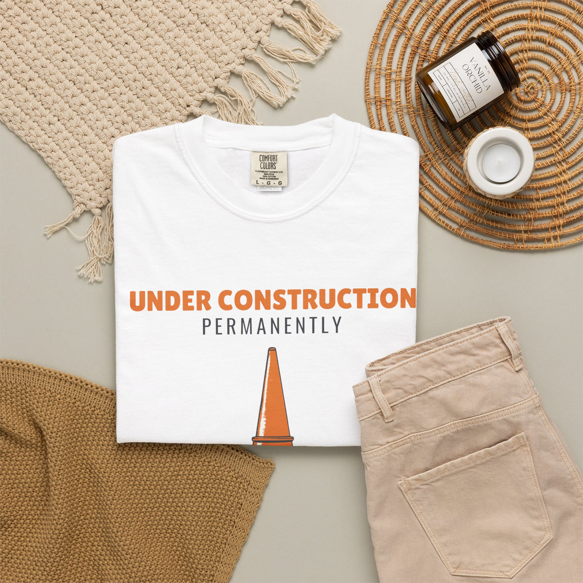 Perfectionist Shirt - Under Construction Permanently Tee