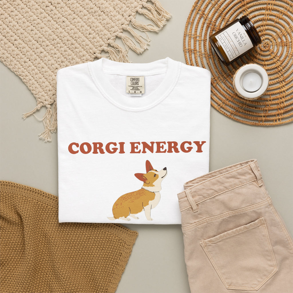 Corgi Owner Shirt - Corgi Energy Short Legs and Pure Drama Tee