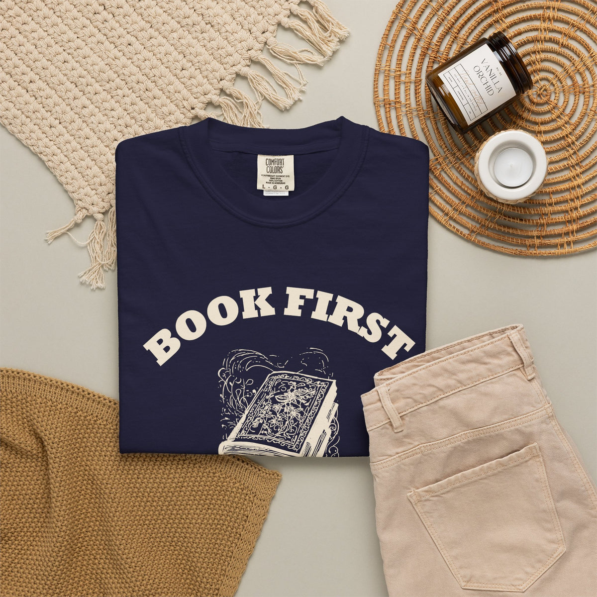 Literary Enthusiast Shirt - Book First The Novel Was Vastly Superior