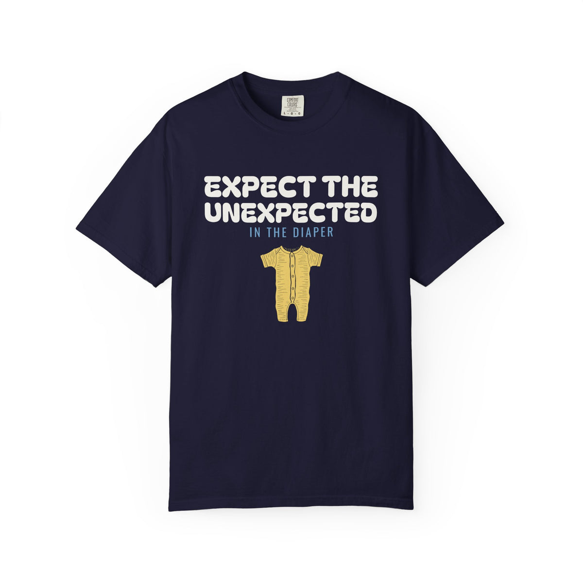 New Dad Shirt - Expect the Unexpected in the Diaper Tee