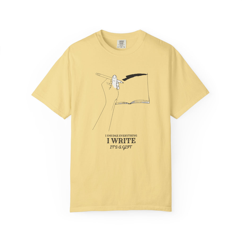 Left Handed Gift Shirt - I Smudge Everything I Write It's a Gift