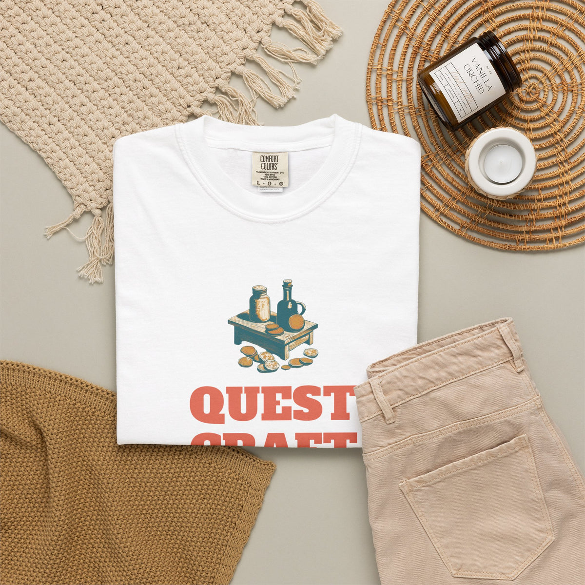 Funny MMO Gamer Shirt - Quest Craft Loot Profit - MMO Gamer Gift