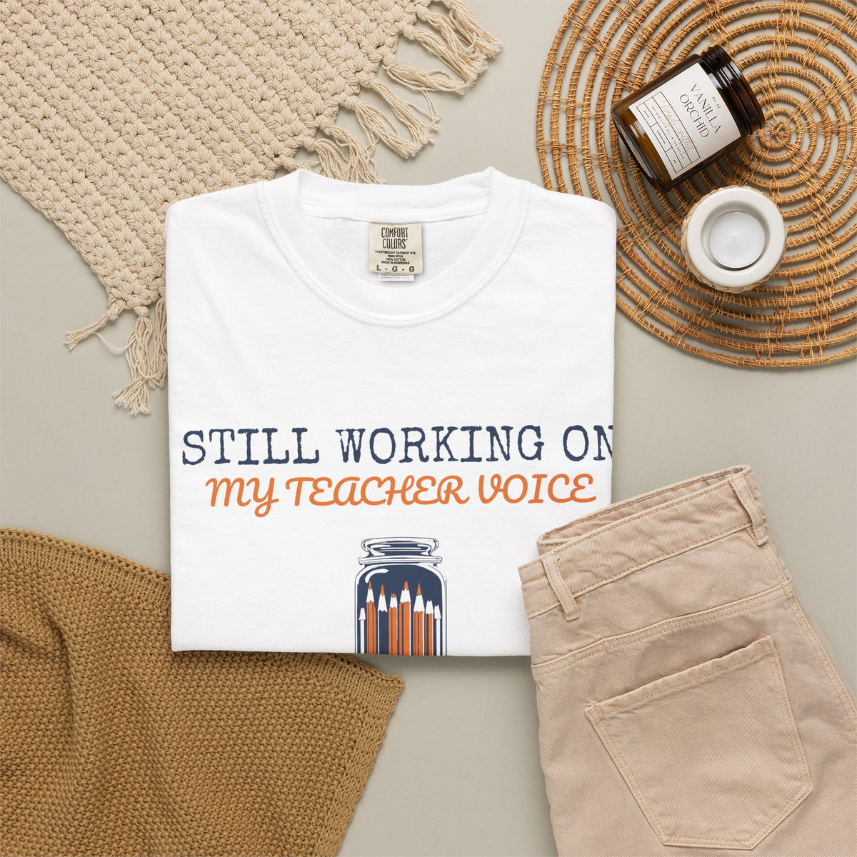 Still Working on My Teacher Voice Shirt Teacher Tee