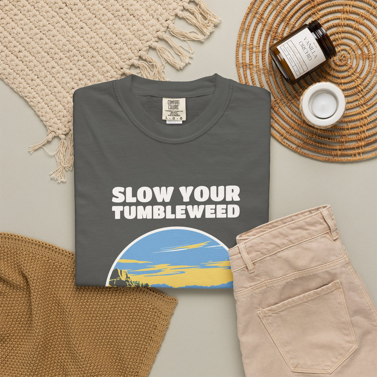 Funny Slow Your Tumbleweed Shirt - Road Tripper Gift Tee