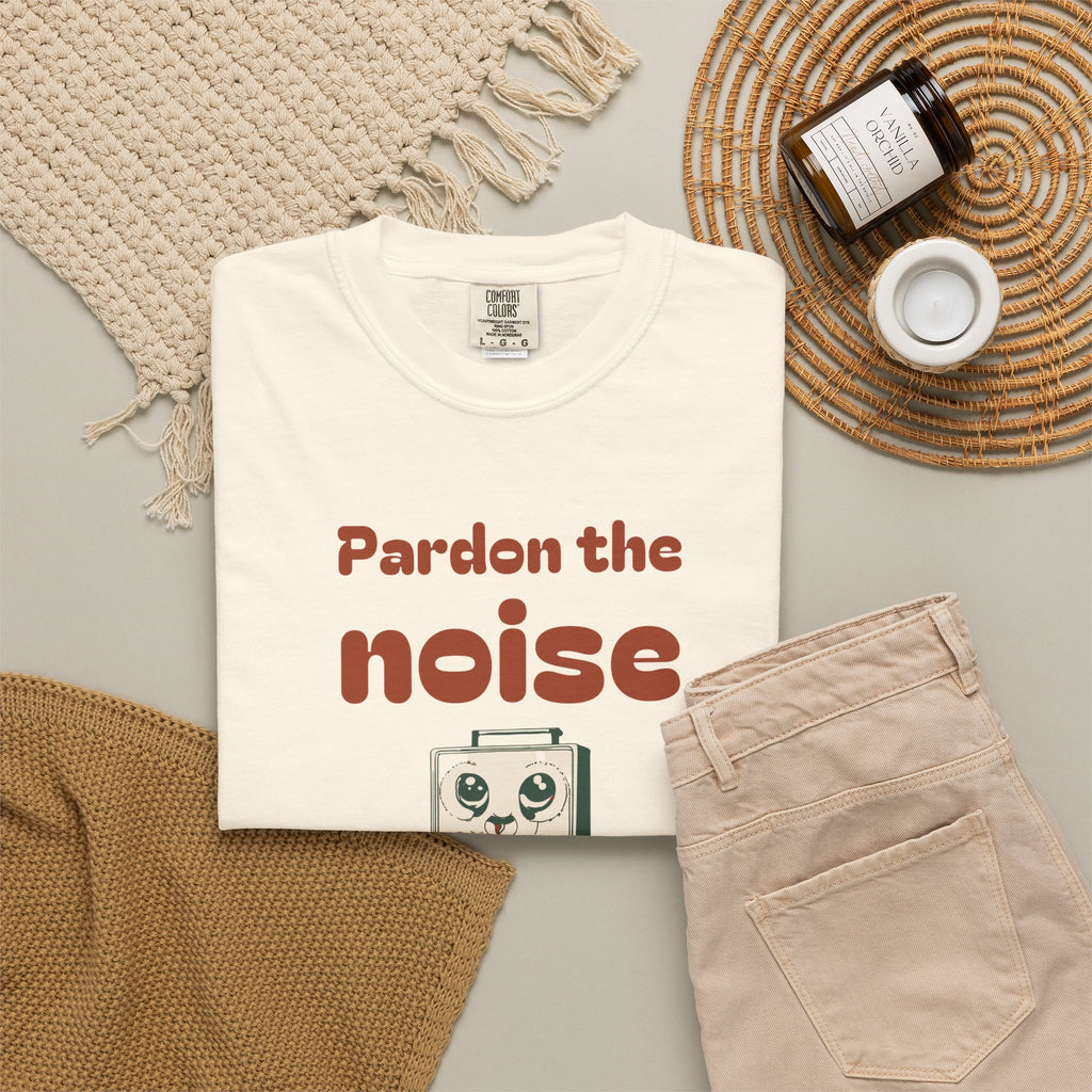 Funny Guitar Player Shirt - Pardon the Noise I'm Making Music