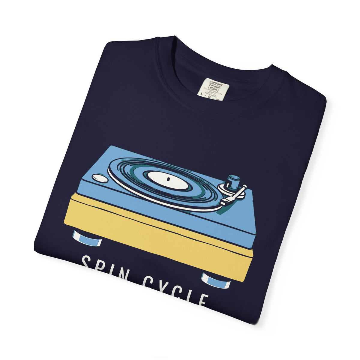 Vinyl Record Shirt - Spin Cycle Record Player Tee for Music Lover