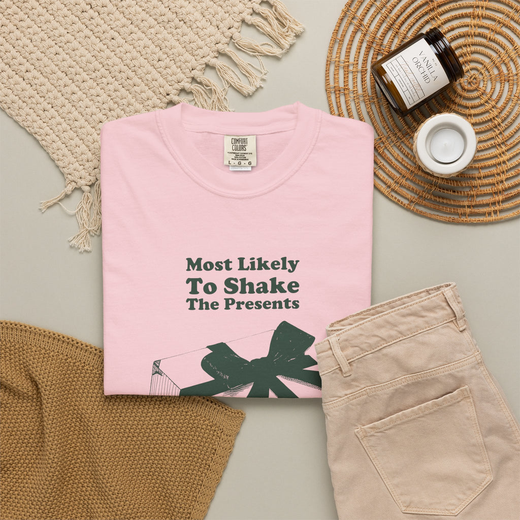 Family Christmas Shirt - Most Likely to Shake the Presents Tee