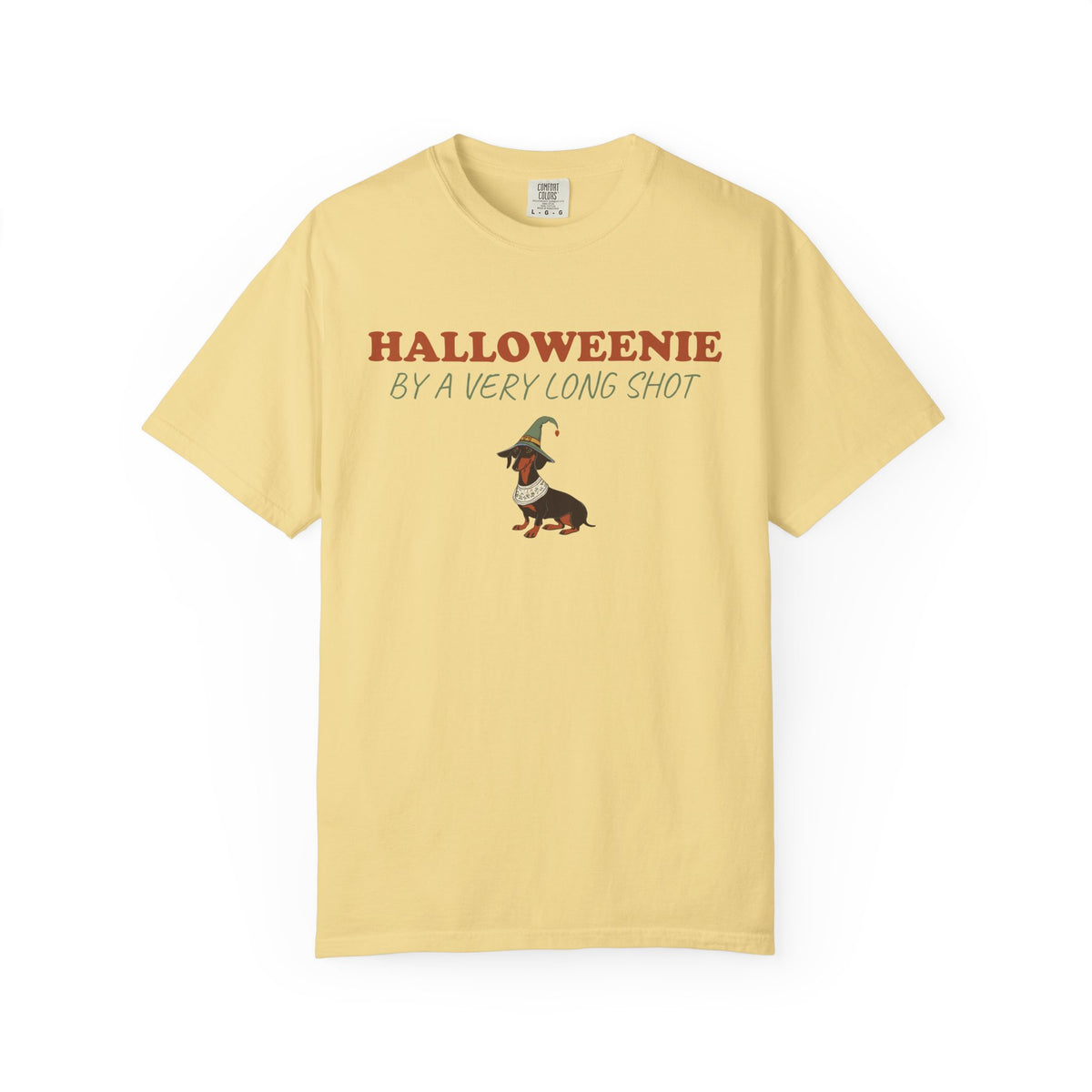Dachshund Halloween Shirt - Halloweenie by a Very Long Shot Tee