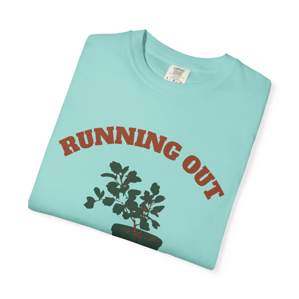 Funny Herb Gardener Shirt - Running Out of Thyme Pun Tee for Gardeners