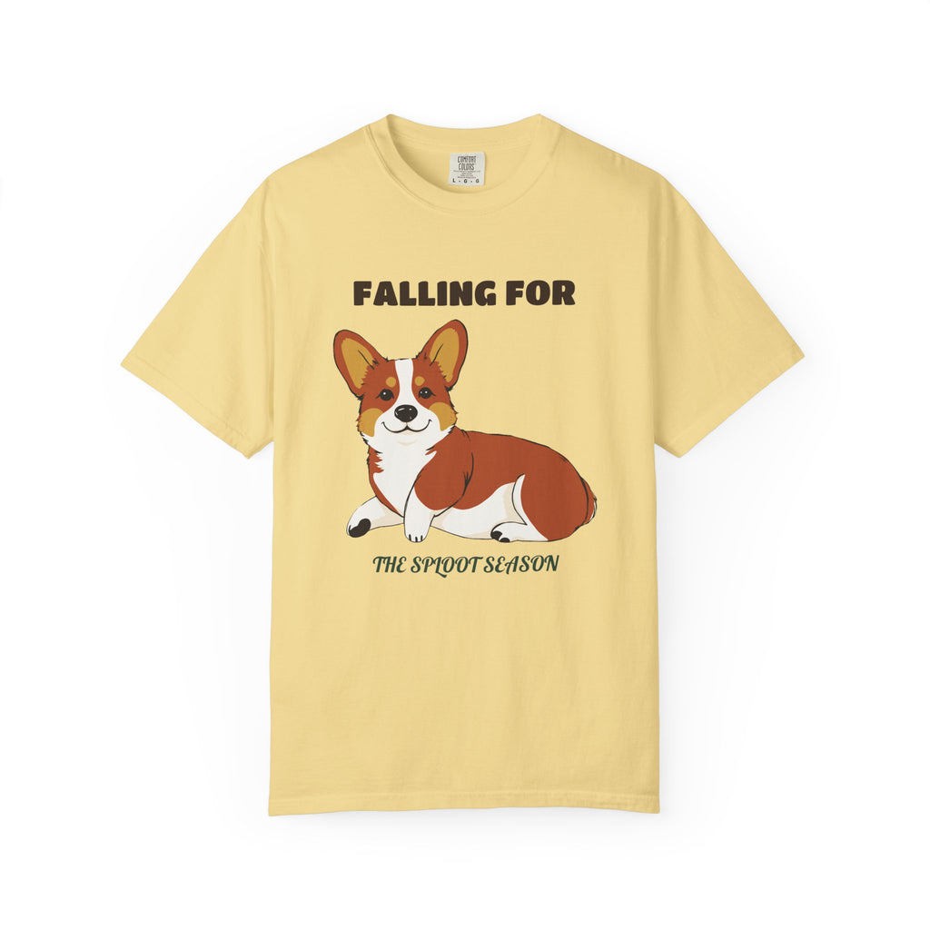 Fall Corgi Shirt - Falling For The Sploot Season Tee